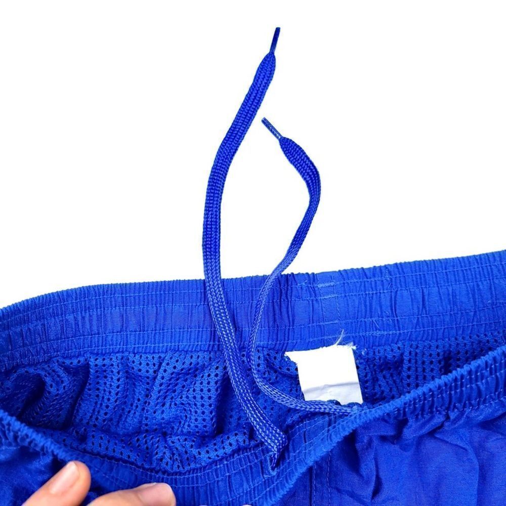 SPEEDO Vintage 90s Y2K Nylon Embroidered Board Shorts in Bright Blue Mens XL - Picture 5 of 6